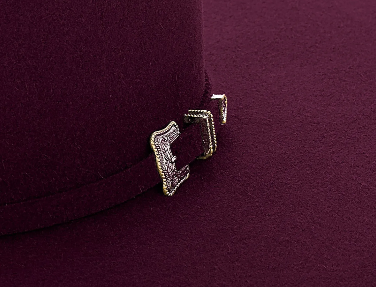 Maliyah — 7X Felt Hat in Ruby Red