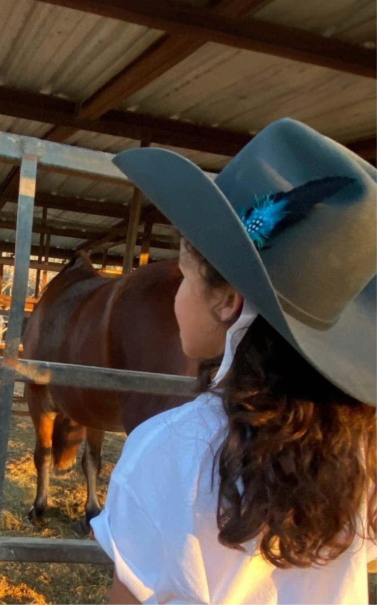 Penelope — 7X Felt Hat in Steel