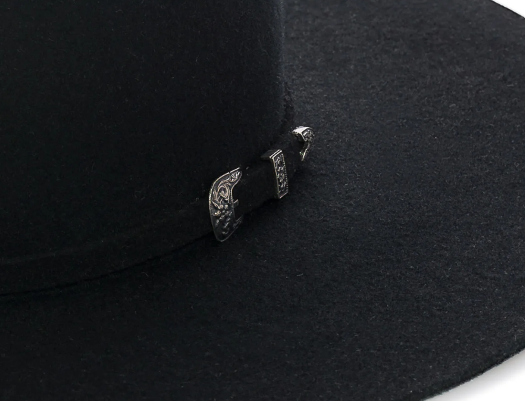 Midnight — 7X Felt Hat in Black