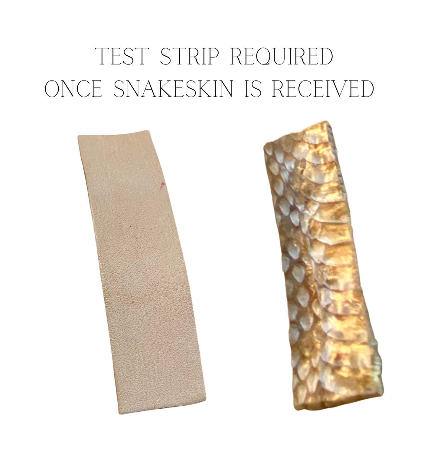 Custom Snake Skin Hat Belt – Made From Your Supplied Skin