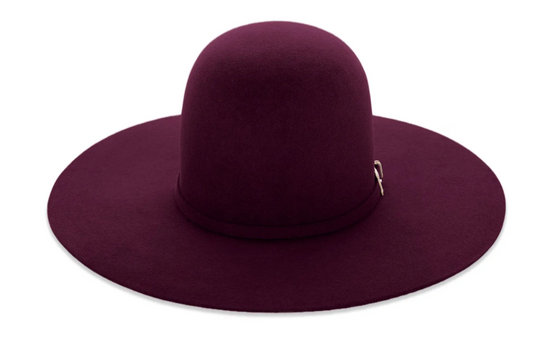 Maliyah — 7X Felt Hat in Ruby Red